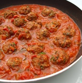 Gehaktballetjes op Marokkaanse wijze